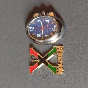 Orologi Cronografo Locman Watch& Malcolm X Pendant